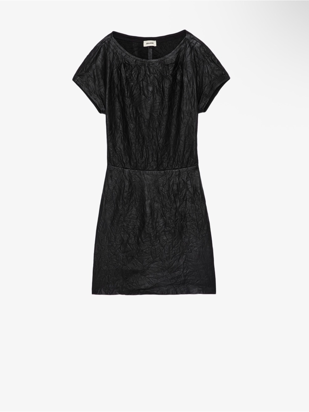 Zadig & Voltaire Rexa Crinkled Leather Dress XS NWT